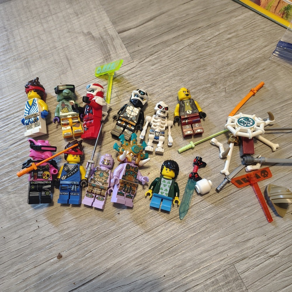 Lego Ninjago Minifigure Lot 11 Kai Jay Zane Prime Empire The Island Accessories